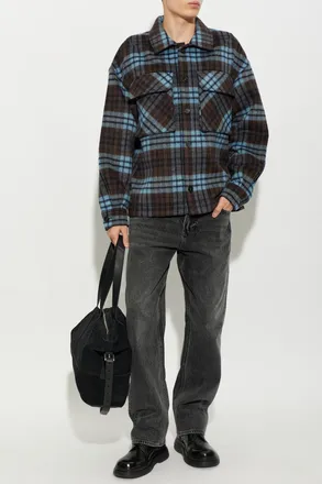 Entire studios Jacket With Collar, Mens, Brown