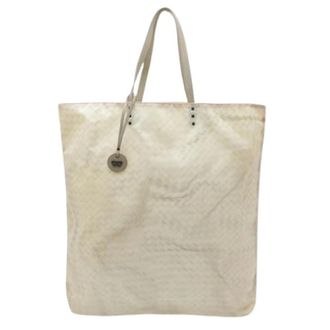 Bottega Veneta Pre-owned Tote Bags, female, Beige, Size: ONE SIZE Pre-owned Intrecciolusion Tote Bag