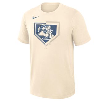 Nike Milwaukee Brewers Icon City Connect Logo Nike Mens Dri-FIT MLB T-Shirt in Brown | 034915AMZB-0ZQ