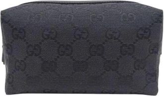 Gucci Pre-owned Vintage Pouch - Dames - Vintage Tassen - Zwart - ONE Size - Vintage