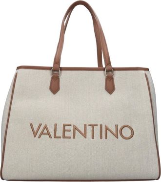 Mario Valentino Tassen, Dames, Beige, ONE Size, Fabric Bag