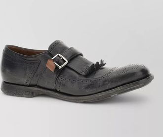 Churchs leather monk shoes