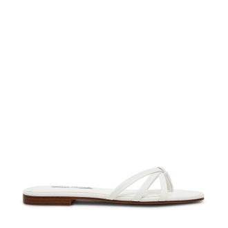 Steve Madden Calissi Sandal WHITE LEATHER