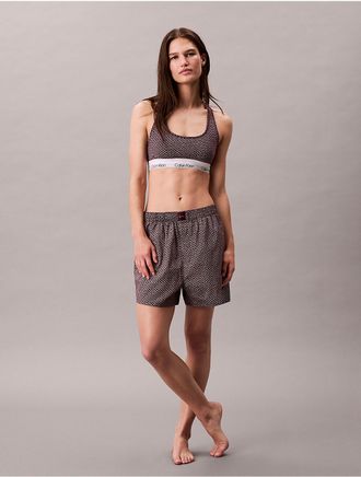 Calvin Klein Womens Cotton Comfort Short - Dark Pink - XL