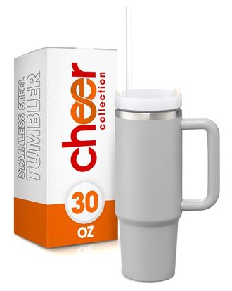 Cheer Collection 30Oz Ultra Hydration Drink Tumbler With Lid