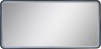 Paco Home Paco Home - Espejo Espejo Maquillaje Con Iluminación Baño Iluminación Indirecta Tipo 10, Rectangular (120x60 cm)