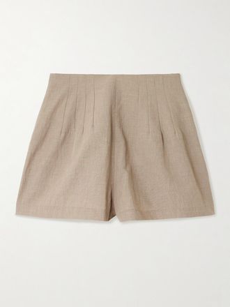 Staud Shorts In Dupion Magpie - Neutri