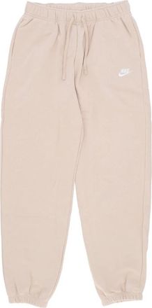 Nike Fleece Trainingsbroek - Dames - Trainingsbroeken - Beige - L - Katoen - Fitness