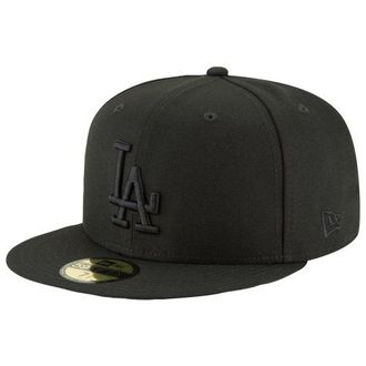 New Era Mens Los Angeles Dodgers Dodgers 59Fifty Cap - Black/Black Size 6 7/8