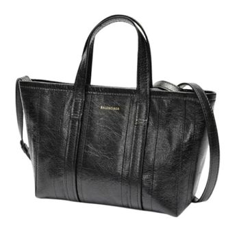 Balenciaga Pre-owned Tote Bags, female, Black, Size: ONE SIZE Pre-owned Leather Tote Bag