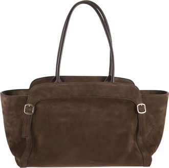 Santoni Didi M Su&egrave;de schoudertas met dubbel handvat