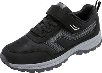 Generic Mens Hook and Loop Trainers, Casual Trainers for Men Comfortable Running Walking Tennis Sneakers Classic Work Shoes with Soft Sole Casual Gym Athletic