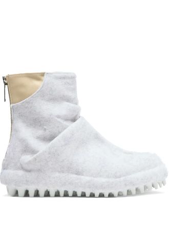 424 Miner biker boots - White