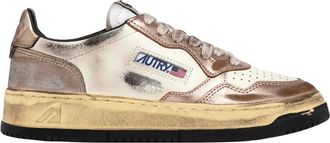 Autry Vintage Lage Sneakers - Dames - Sneakers - Veelkleurig - 40 EU - Leer - Schoenen