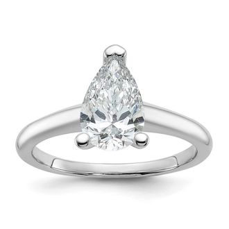 Diamond2Deal 14k Gold 1 1/2 Ct Lab Grown Diamond Solitare Engagement Ring
