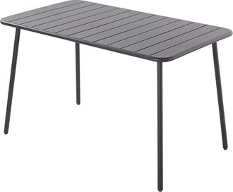 Concept Usine Mesa de acero 4/6 plazas gris oscuro