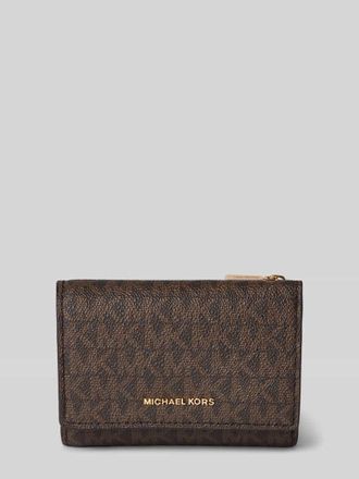 Michael Kors Portemonnaie mit Logo-Muster Modell BRYANT in Dunkelbraun, Gr&ouml;&szlig;e 1