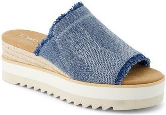 Toms Diana Mule Sandal in Blue at Nordstrom, Size 5.5