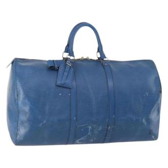 Louis Vuitton Pre-owned Weekend Bags, female, Blue, Size: ONE SIZE Pre-owned Boston Bag