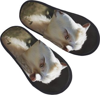 Generic Slipper Sheep Reusable Fluffy Slippers Warm Anti-Slide Slipper For Bedroom Room Travel M