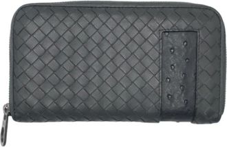 Bottega Veneta Pre-owned Wallets, male, Black, Size: ONE SIZE Pre-owned Leather wallets