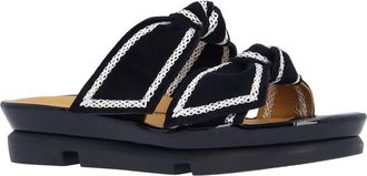 L'Amour Des Pieds Voleta Two-Strap Sandal in Black at Nordstrom, Size 9.5