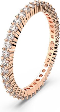 Swarovski Matrix Band Ring in Rose Gold at Nordstrom, Size 5