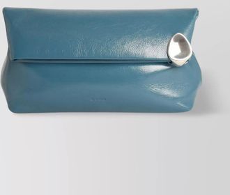 Jil Sander precious sea leather clutch