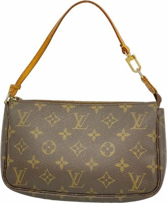 Louis Vuitton Brown Pouch (Pre-Owned)