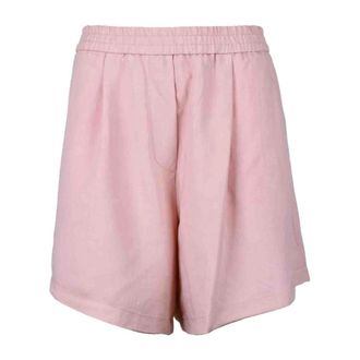 8pm Linnen Shorts voor Avondkleding - Dames - Korte Broeken - Roze - 2XS - Linnen - Korte Broeken