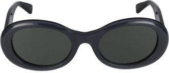 Gucci Zwart Grijs Zonnebril Stijlvol Model - Dames - Accessoires - Zwart - Maat: 52 MM
