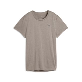 Puma T-shirt TAD ESSENTIALS Heather da donna, Abbigliamento, Beige, XXS