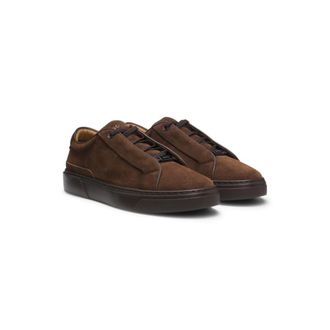 BOSS Gary trainers in suede