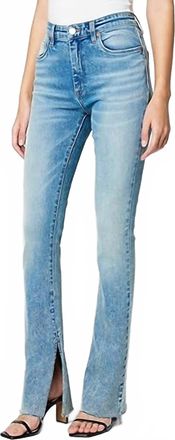 Blank NYC Womens High Rise Miniflare Jeans In Blue