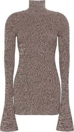 Sportmax Jersey de cuello alto - Knitwear - Mujer - Marr&oacute;n - XS