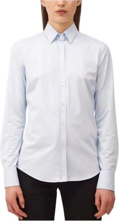 Xacus Heldere Blauwe Stretch Overhemd - Dames - Overhemden - Blauw - XS - Overhemden