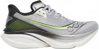 Saucony Mens Endorphin Azura Running Shoes In Silver/black