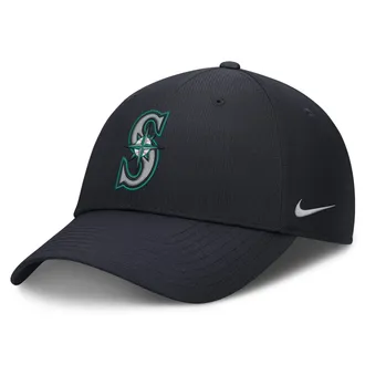Nike Seattle Mariners Club Nike Mens Dri-FIT MLB Adjustable Hat in Blue | NB024FAMVR-T0X