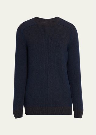 Sease Mens Dinghy Crewneck Cashmere Sweater
