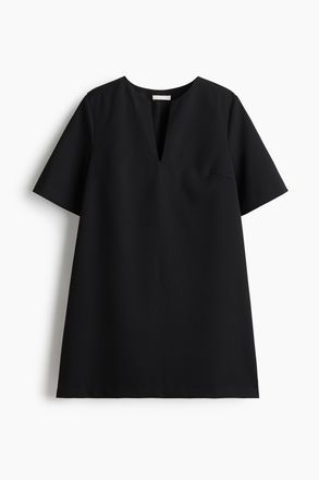 H&M Kurzarmkleid - Schwarz