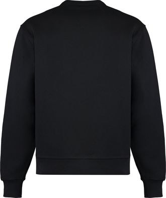 Burberry Cotton Crew-Neck Sweatshirt - Black