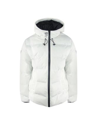 Iceberg Mens Ice Iceberg Plain Padded White Jacket - Size: 40/Regular
