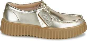 Clarks Torhill Bee - Dames - Veterschoenen - Geel - 38 EU - Leer - Schoenen