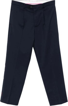 Amaranto Straight Broeken - Heren - Straight fit broeken - Blauw - L - Leer - Broeken