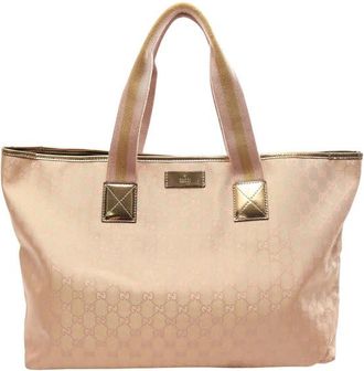 Gucci Pre-owned Gucci GG Canvas Web Tote Ladies O22GJQZC1EFM2975