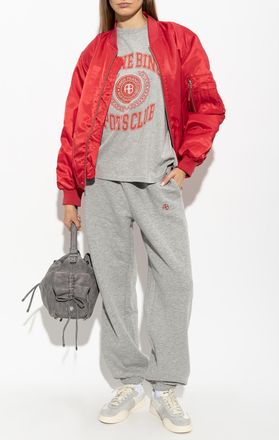 Anine Bing Leon Bomber Jacket, Womens, Red