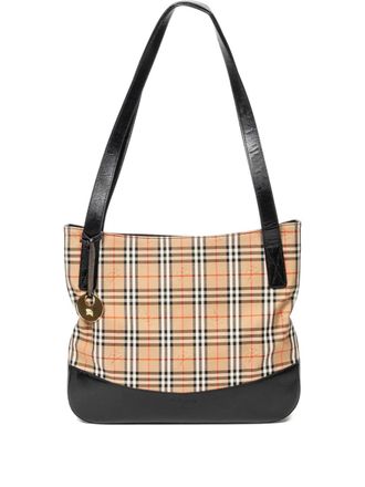 Burberry check-pattern shoulder bag - Neutrals