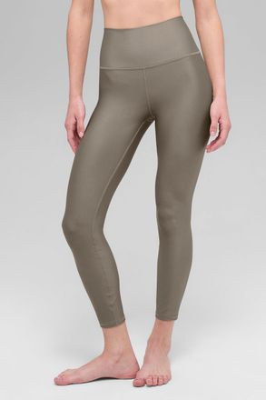 Alo | 7/8 High-Waist Airlift Legging in Light Cocoa Brown, Size: Medium