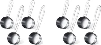 OEM Juego De 8 Cucharillas De Acero Inoxidable Para Caf&eacute;, T&eacute;, Az&uacute;car Y Leche, 30 Ml