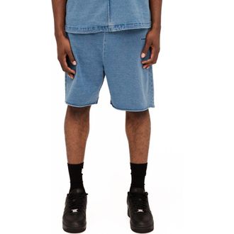 Purple Raw Hem Cotton Jersey Sweat Shorts in Blue at Nordstrom Rack, Size X-Small
